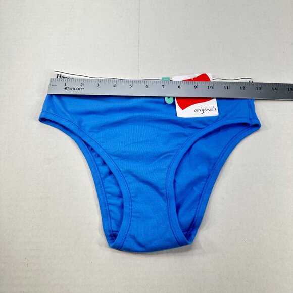 Hanes Originals Women's Size Small Panty Bikini Blue New With Tags - Picture 6 of 8